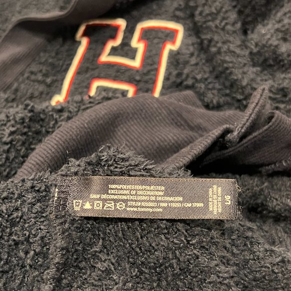 Tommy Hilfiger Preppy Long Cardigan, Navy, Red, White, L - Picture 6 of 9